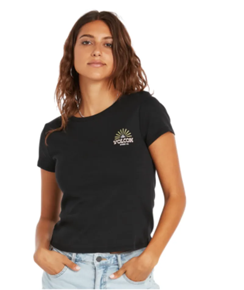 Volcom Have A Clue Basic Tee In Black